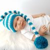 Slaapmutzzie Turquoise Ecru - Afbeelding 2