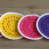 6 vrolijke onderzetters multicolor - Afbeelding 3