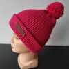 Gebreid Mutzzie Fuchsiaroze met pompon - Afbeelding 5