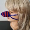 Neuswarmer Lampegat Blauw Oranje - Afbeelding 3